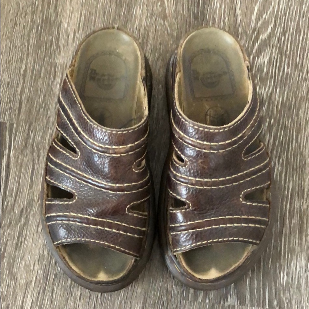 Dr Martens slip on sandals